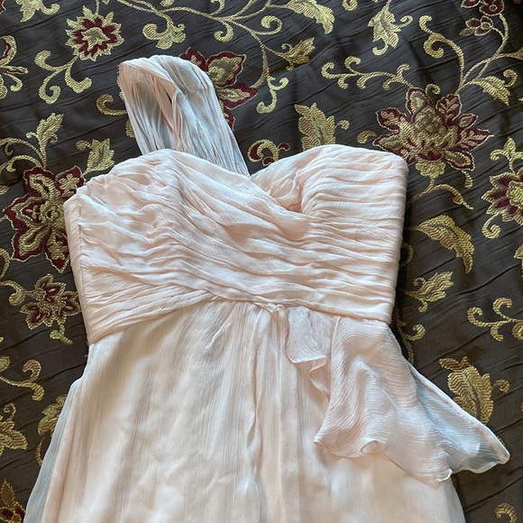 Amsale light pink silk dress - Picture 8 of 13